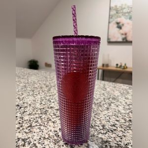 Starbucks 2021 summer gradient grid tumbler cup